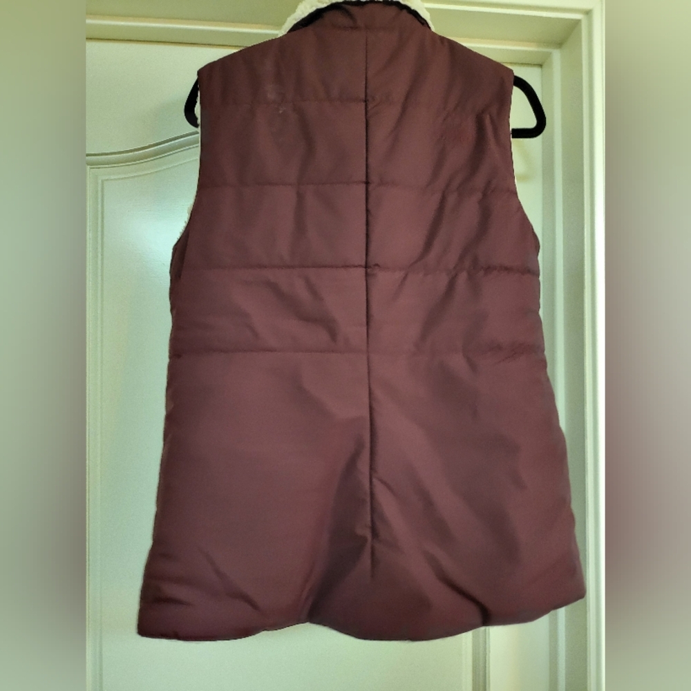 NWOT New North Face Merriewood Reversible Vest Sherpa Puffer Quilted Size Medium - Picture 6 of 13